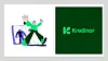Kredinor forsidebilde av logoen og et menneske som er tegnet