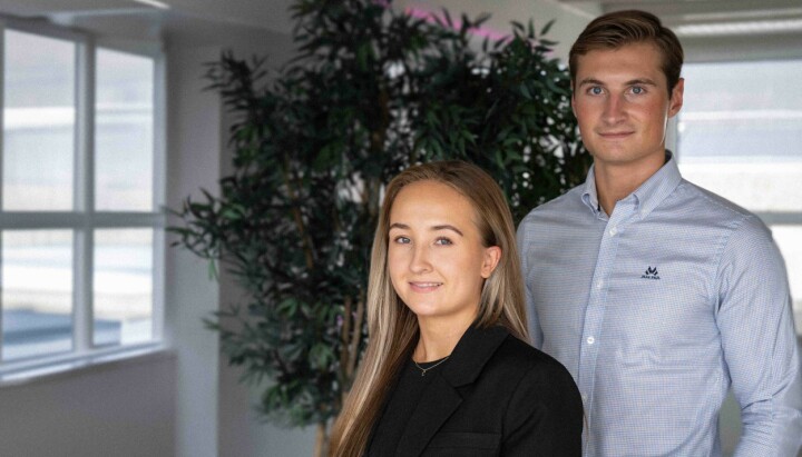 Camilla Stakeng og Mattis Sorknes har begynt hos HS Media.