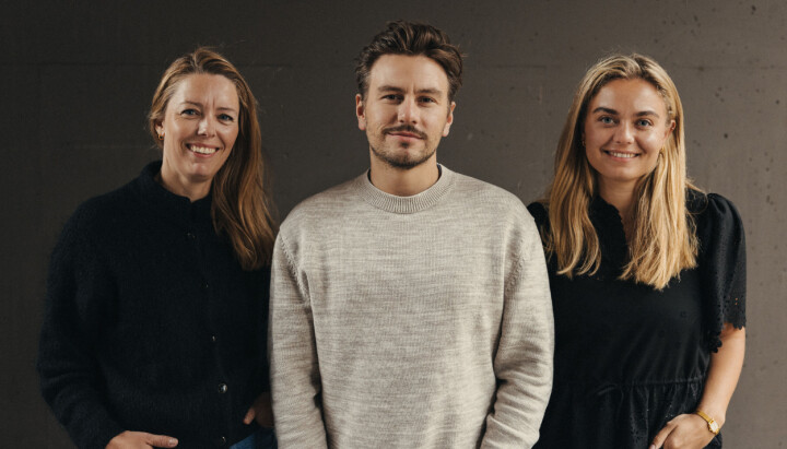 Fra venstre: Tine Jensen, Mischa Hallberg og Astrid Hasselknippe.