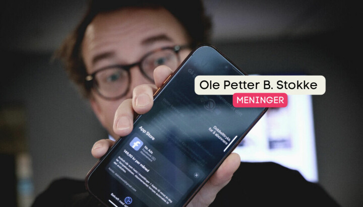 På bildet: Kode24-redaktør Ole Petter B. Stokke har testet å betale seg fri fra Meta-reklame.