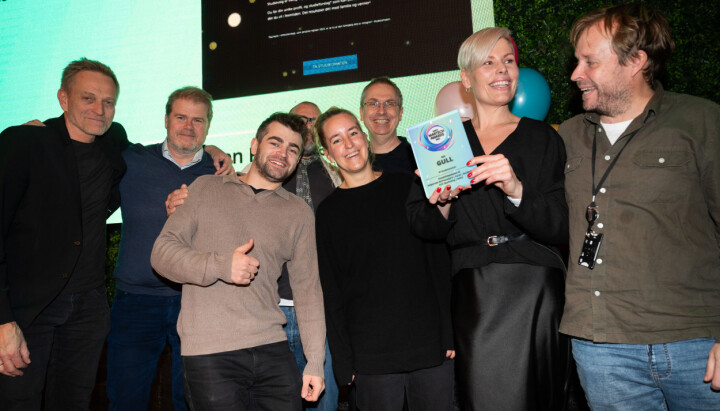 BI og Schjærven var storfornøyde med tre gull i MarTech Awards.