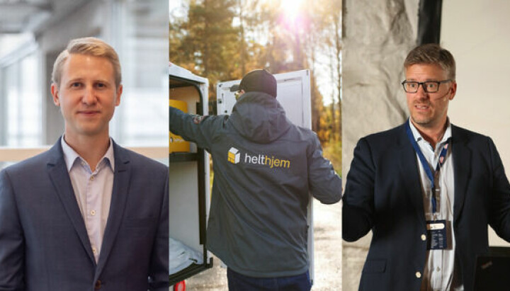 REKRUTTERER: Fredrik Stavik (til venstre) og Petter Tveøy blir ansatt i Schibsted Delivery.