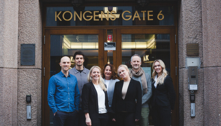 Fra venstre: Erik Iggelund EssenceMediacom, Ludvig Johansen
Storytel, Camilla Guse Stenshorne EssenceMediacom, Britt Skjeppestad EssenceMediacom, Lisa
Aas Storytel, Ole Werring Storytel og Helene Hamann Storytel.