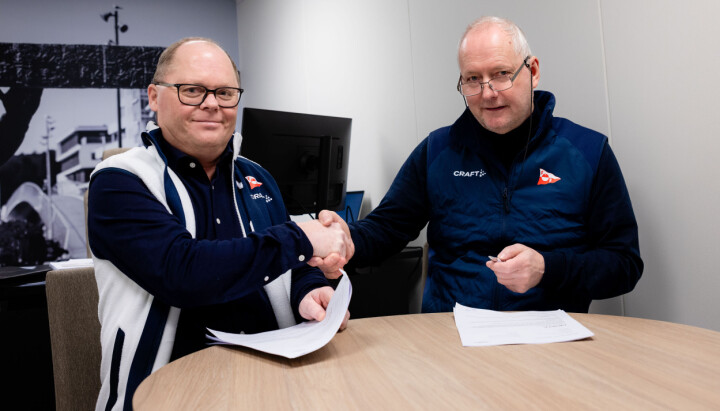 Daglig leder i Craft, Tom Henriksen (til venstre), og daglig leder i FFK, Espen Engebretsen.