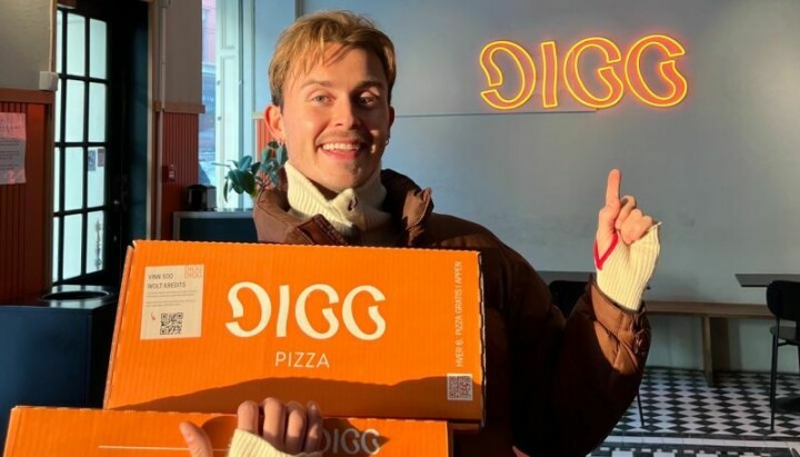 Jonas Braaten blir Head of SoMe i Digg Pizza.