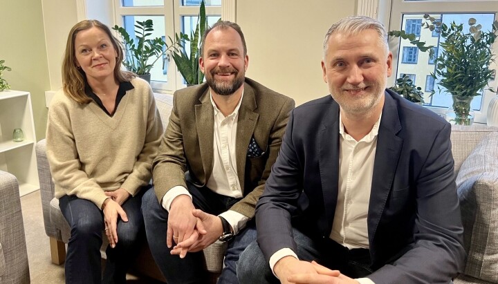 Fra venstre Elin Ytterdahl, Kristian Hvilen, Joakim Frenning Larsen.