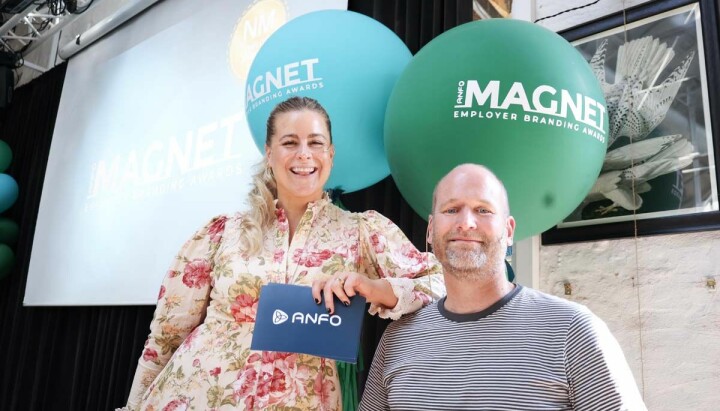 Julie Rønning-Arstad og Hans Petter Stub er klare for Magnet Awards.