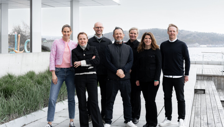 Fra venstre: Masha Scekic, Lena Sarset, Thomas Faye Willoch, Torstein Rafgård, Jorun Thue, Liv Gülin Berg og Håvar Sesseng.
