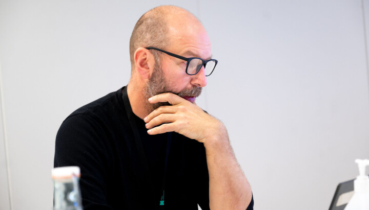 Dag Stian Husby leder pressemøtet i Miljødirektoratet.