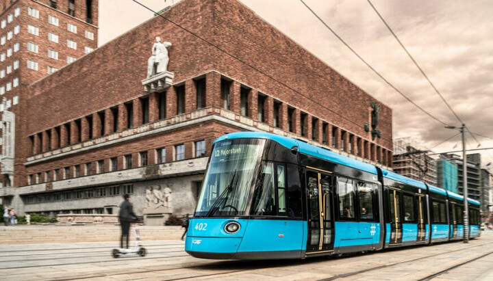 Rådhuset og trikken