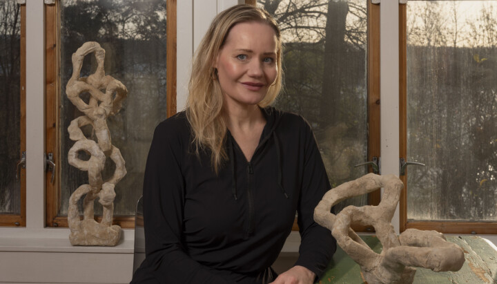 Når Camilla Gåre ikke leder Mediebyråforeningen gjennom tøffe tider, finner hun en helt annen ro i sitt atelier.