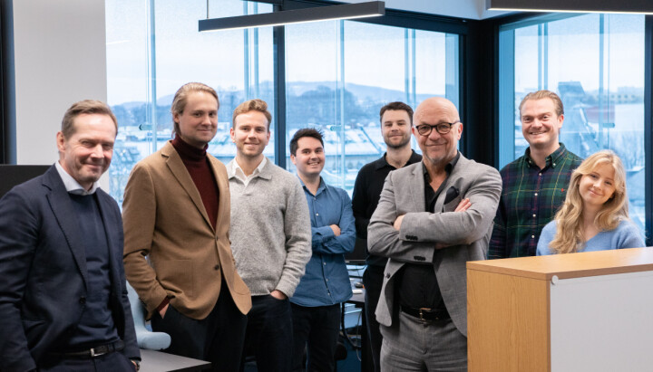 Linge blir en del av GK HealthHUB, et tverrfaglig team som spesialiserer seg på helsekommunikasjon. Her representert ved, fra venstre, Thor Linge, Olve Wold, Magnus Selvik, Nicklas Storeng Smelror, Mathias Fløtaker, Geir O. Harnes, Tinius Berntsen og Hillevi Leknes.