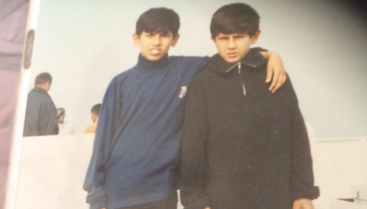 Zeshan Idris og broren hans.
