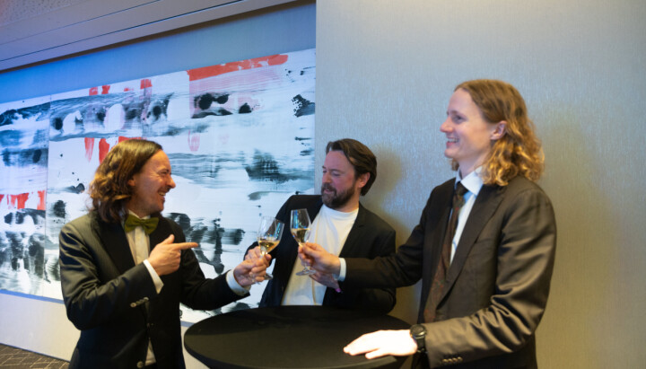 Fra venstre: Øyvind Waage (Per Høj), Øistein Markus Holm (ANTI) og Mads Rønold (Per Høj)