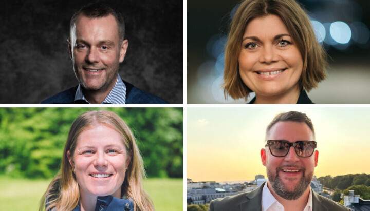 Øystein Tynning i JCP (styreleder), Pernille Wangsmo Melvold i DNB, Celine Tyssen Walstad i DNT (1. varamedlem) og Martin Rønning Gaustad i By:Larm.