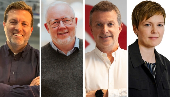 Fra venstre: Alexander Solberg, Anders Mamen, Vegard Arntsen og Trine Lerum Hjellhaug.