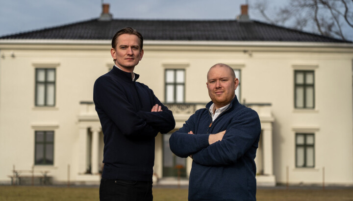Vebjørn C. Storvik (t.v.) er daglig leder, og Lars-Otto Bjerkeng er kreativ leder i kommunikasjonsbyrået Storvik & Bjerkeng.