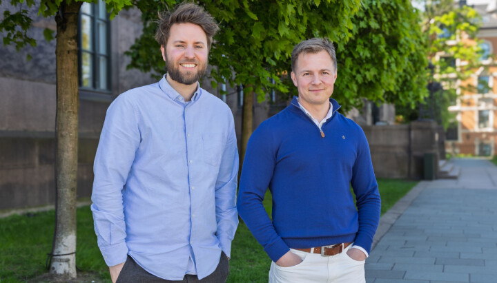 Fra venstre: Henrik Hernes og Stian Remaad.