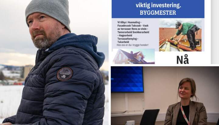 Byggebransjens uropatrulje reagerer på at slike annonser får komme på trykk i Aftenposten og Klassekampen Byggebransjens uropatrulje reagerer på at slike annonser får komme på trykk i Aftenposten og Klassekampen