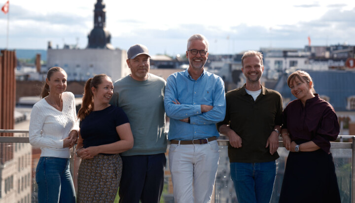 Fra venstre;
Tonje Trengereid, Lisa Westad, Bjørnar Flyum Thorsen, Ruben Søgaard (styreleder),
Markus Eckbo Endresen og Bente Kvam Kristoffersen (daglig leder).