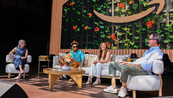 Kathleen Dunlop (Unilever), Anderson .Paak, Sarah Iooss (Amazon Ads) og Chris Graves (Team One) delte sine beste råd om å bygge relevante merkevarer på tvers av generasjoner fra Cannes Lions-scenen.