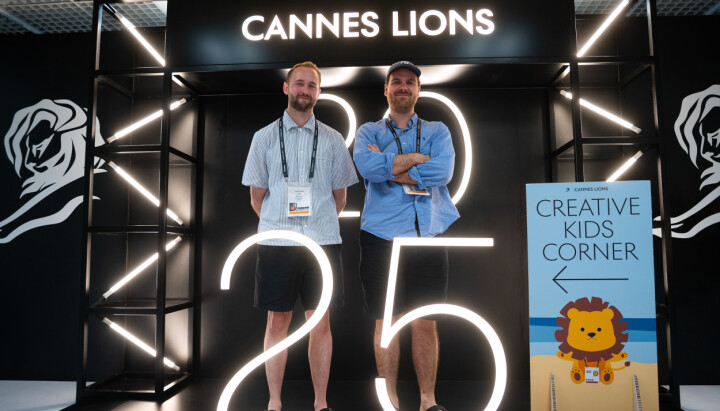 Jens Østrem og Sebastian Pandonis fra Anorak har levert sitt bidrag i film-kategorien under årets Young Lions i Cannes. Nå venter de spent på resultatet.