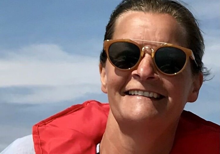 Lene Lyck Fasting i ordentlig sommermodus.