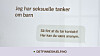 Informasjonsgrafikk om anonym hjelp ved seksuelle tanker om barn, med henvisning til Det finnes hjelp.no.